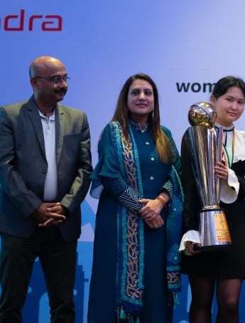 Aleksandra Goryachkina wins Women's Grand Prix 3rd Leg in New Delhi on tiebreaks. FIDE Women Chess  