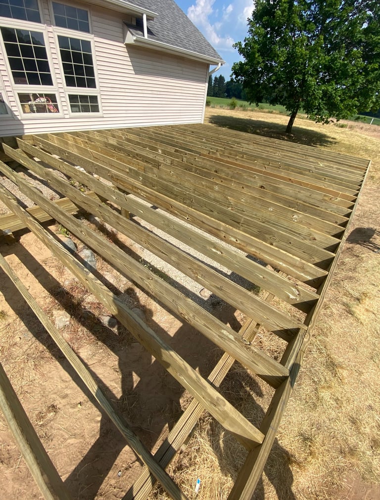deck-framing-stockbridge mi