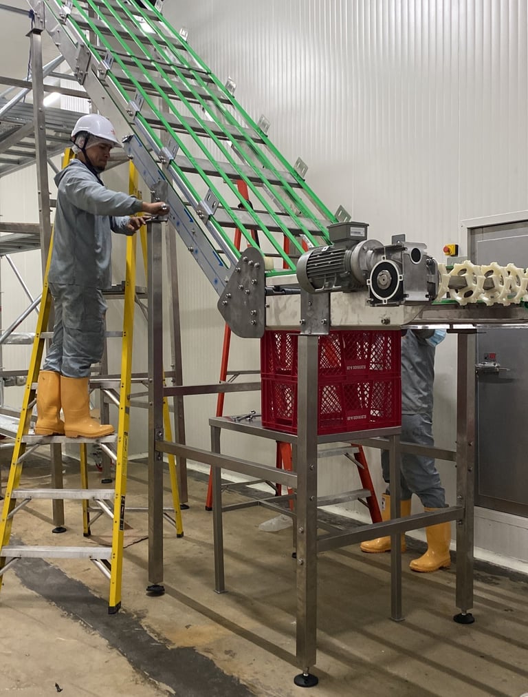 Armado de banda transportadora