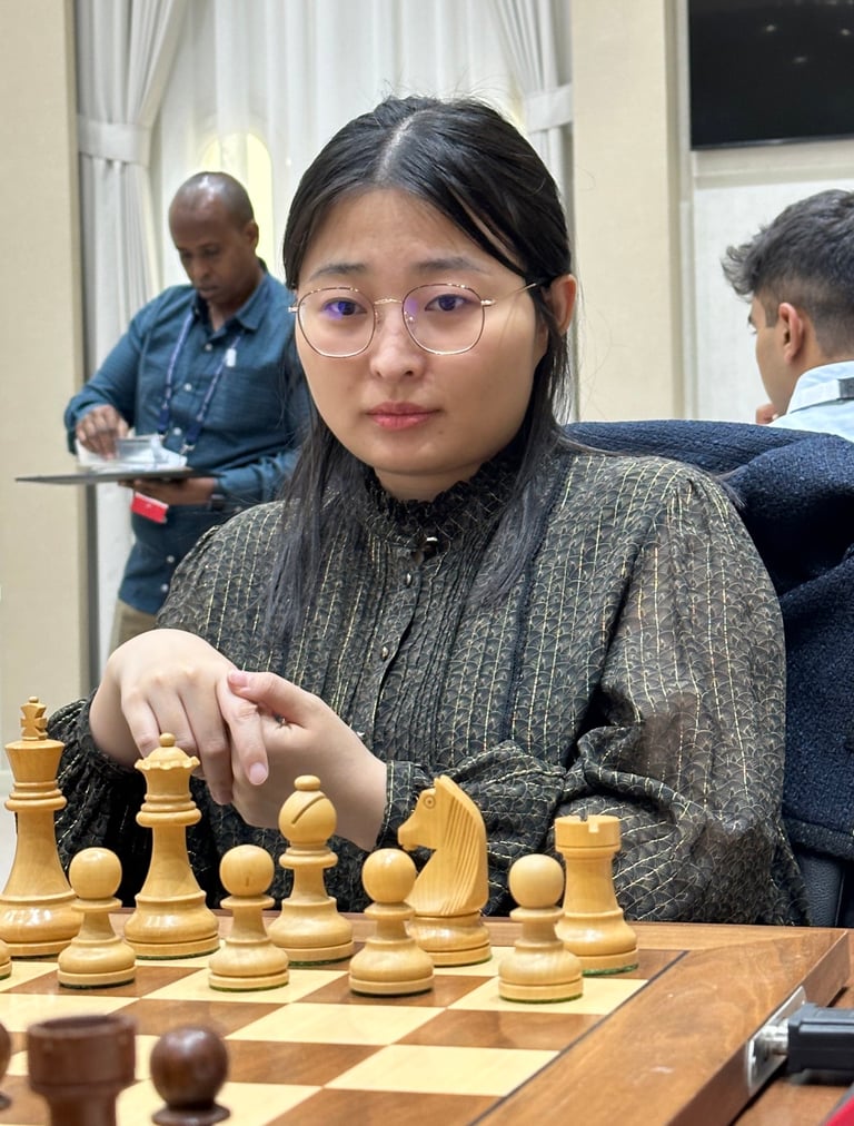 6th Sharjah Masters: Ju Wenjun wins Vidit in round 2, shares lead with Pragg