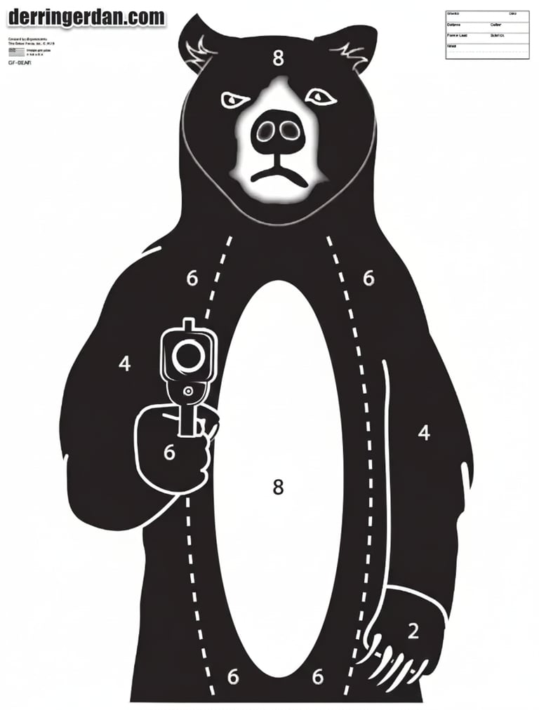 Bear Shooting Target