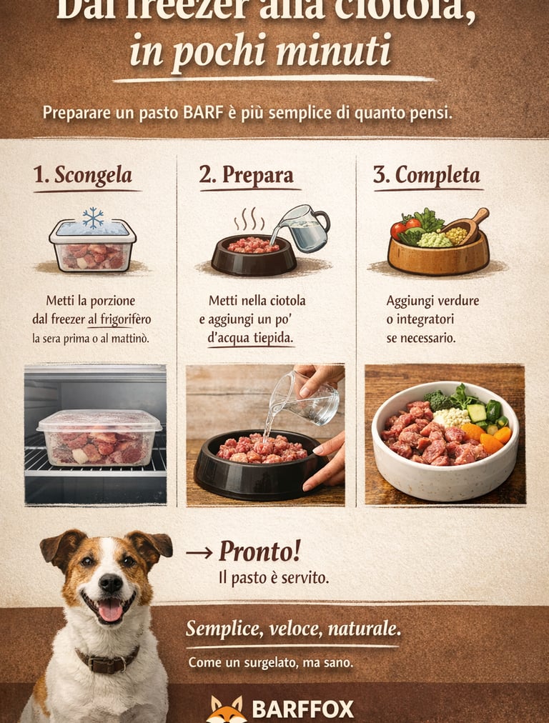 Volantino preparazione