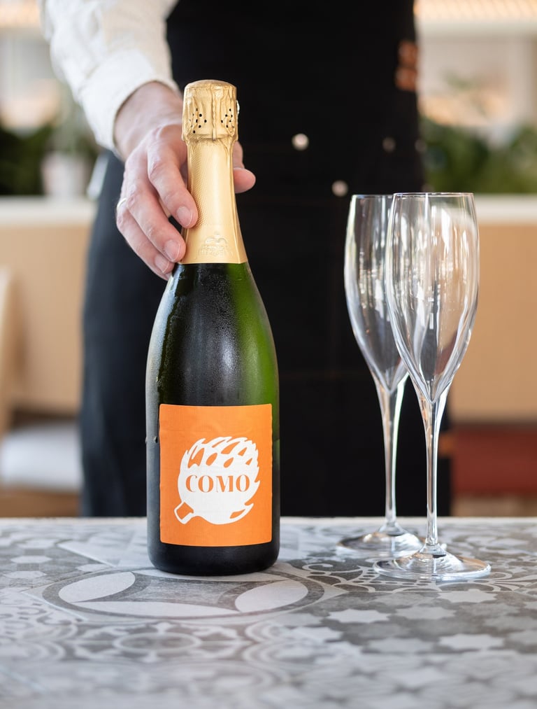bottle of champagne 