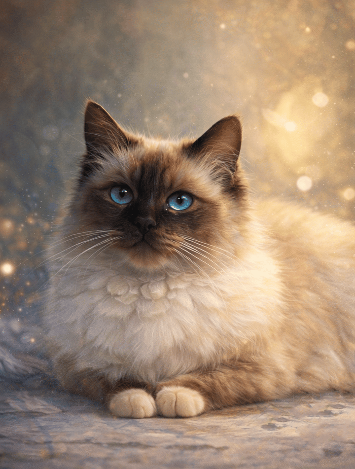 Sacré de Birmanie Seal Point - Historique