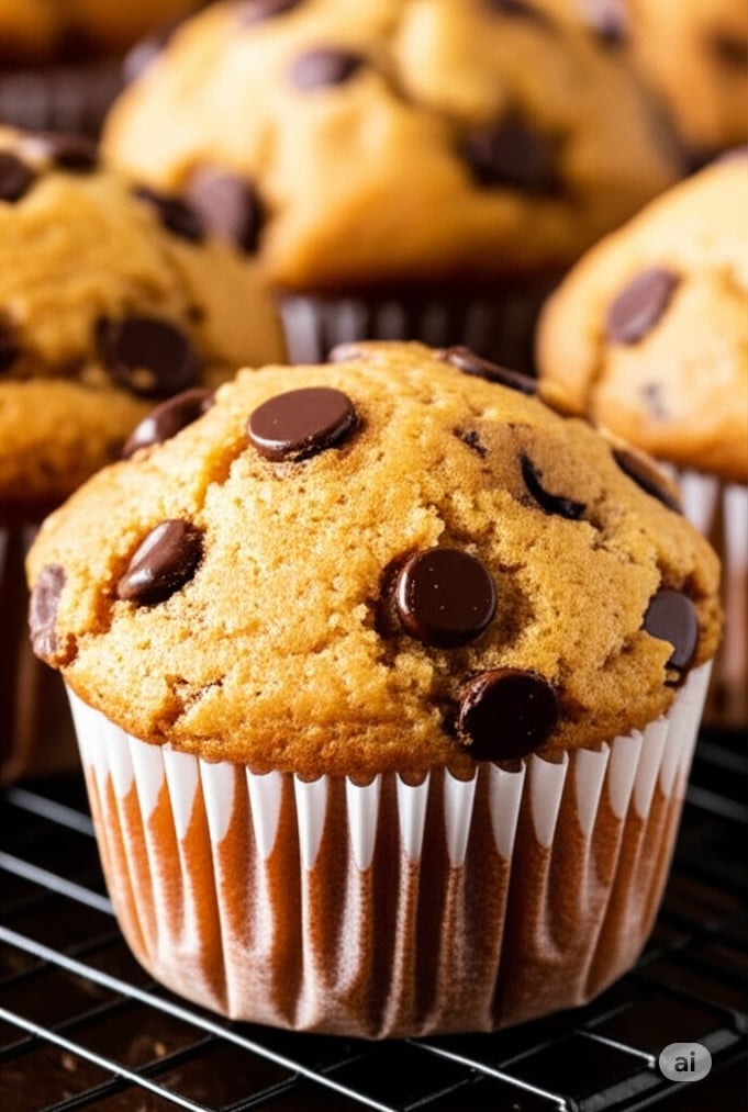 Easy chocolate chip muffins