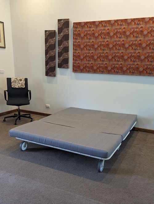 Ikea fold up queen futon bed