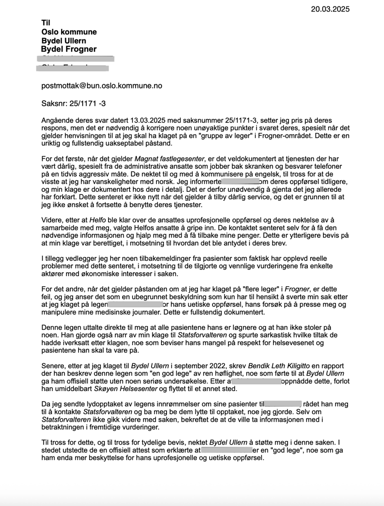 Statsforvalteren, Christer Torgilstveit Larsen, Oslo Kommune bydel Frogner, Majorstuen, medpoint.no،