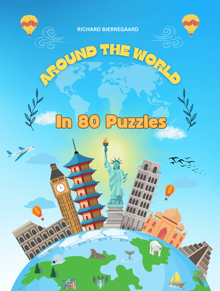 Around the world in 80 Puzzles cover