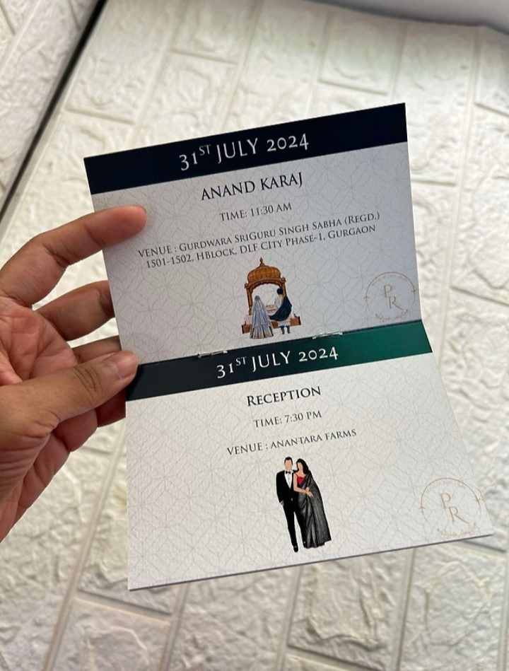Passport Invitation by Geet Events