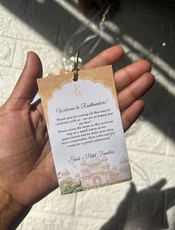 Hamper Tag by Geet Events