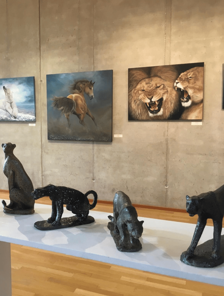 Exhibition of the artist Mireille Desroches artGland