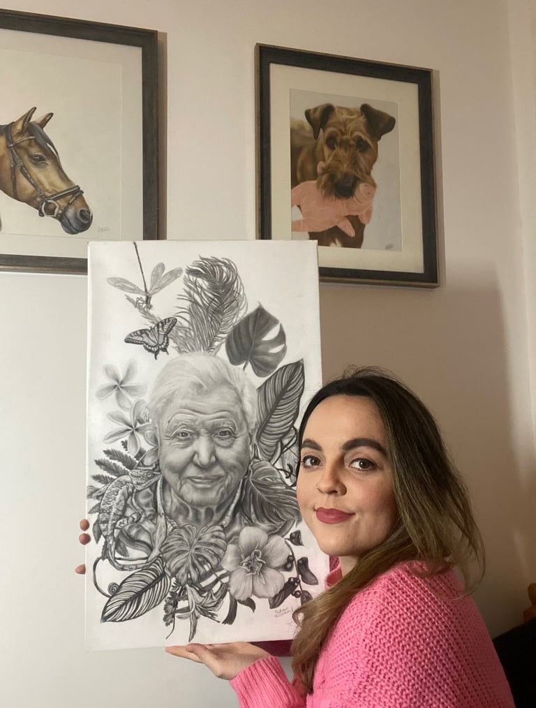 Myself in my studio