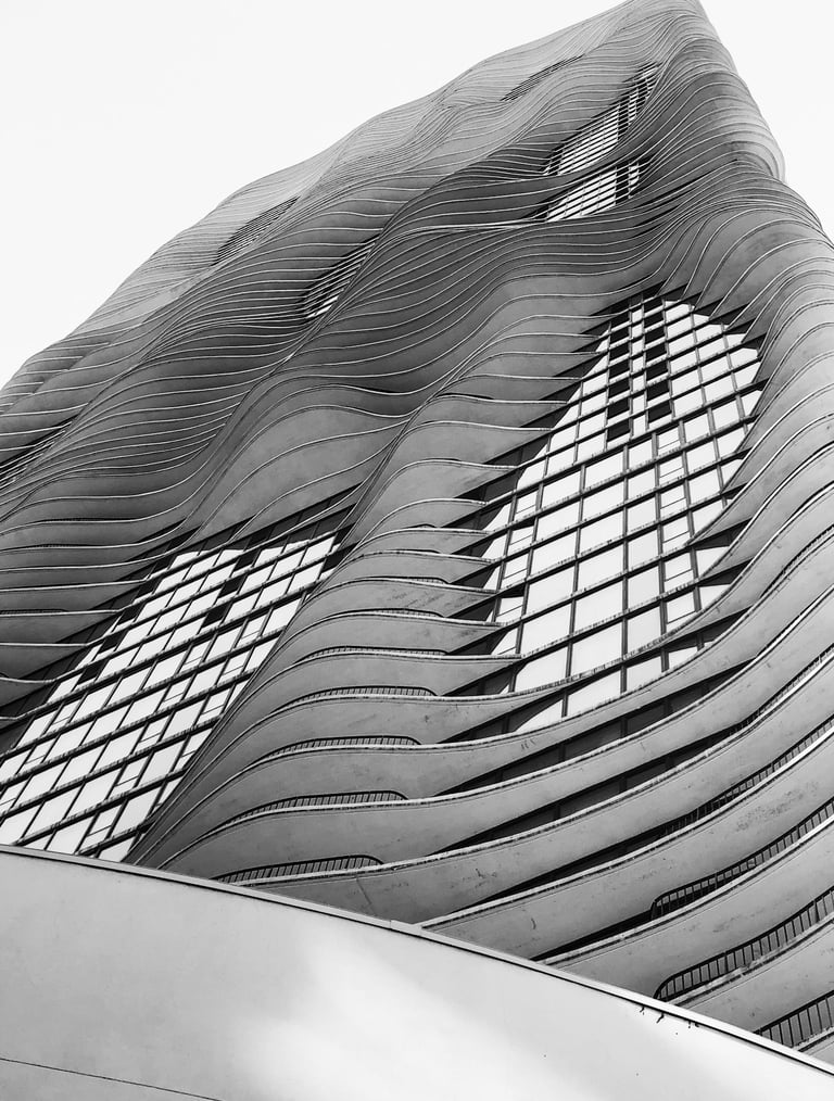 aqua building downtown chicago architecture photography fine art