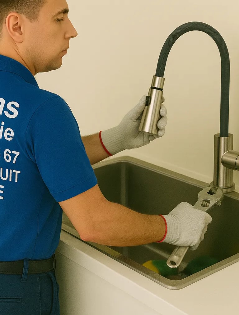 Remplacement installation robinet mitigeur d evier devis tarif plombier caluire 69300
