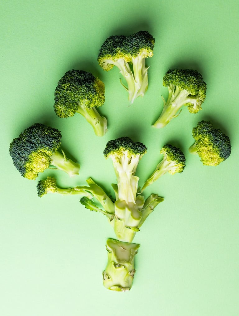 Broccoli dissected