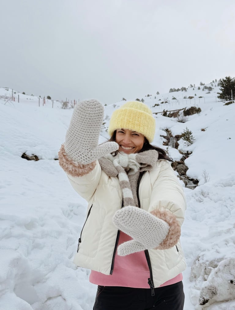Tutoriales crochet manoplas guantes