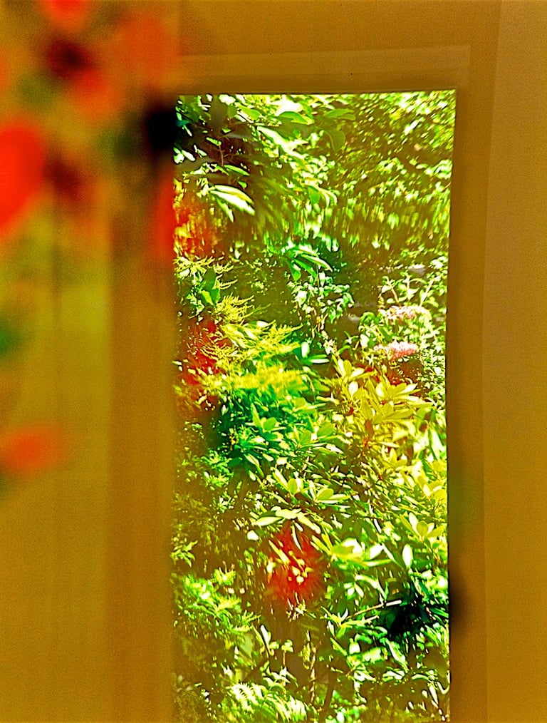 "Gartenblick" © 2002 Heinz Lechner