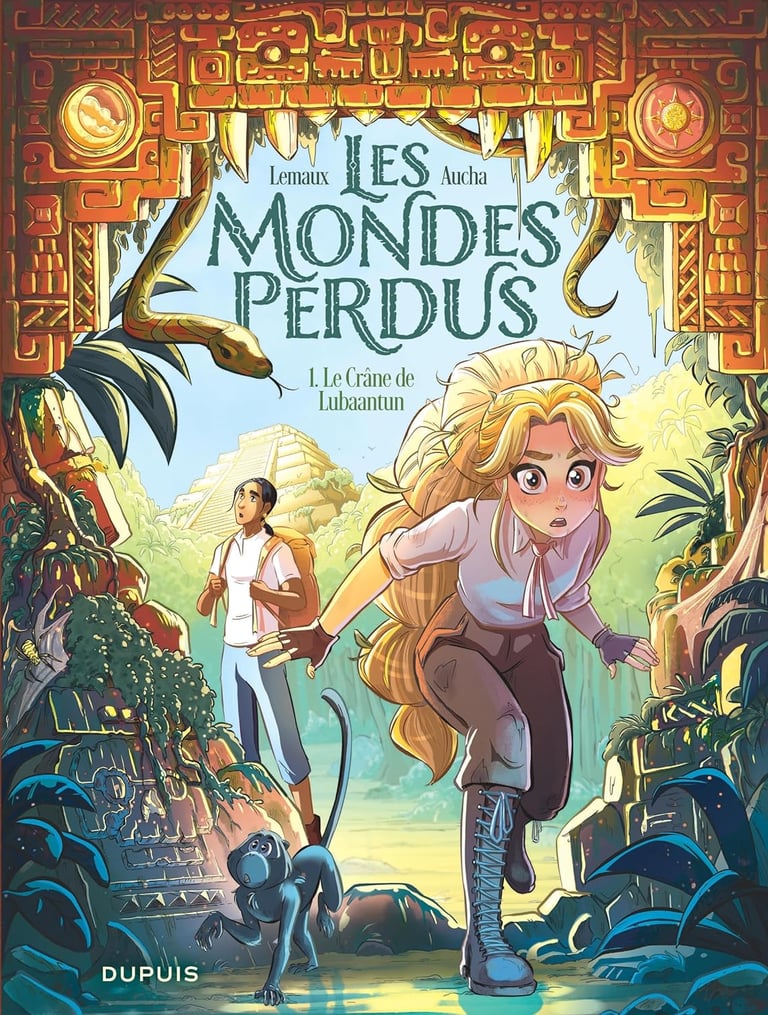 Première de couverture de la BD Les mondes perdus, tome 1