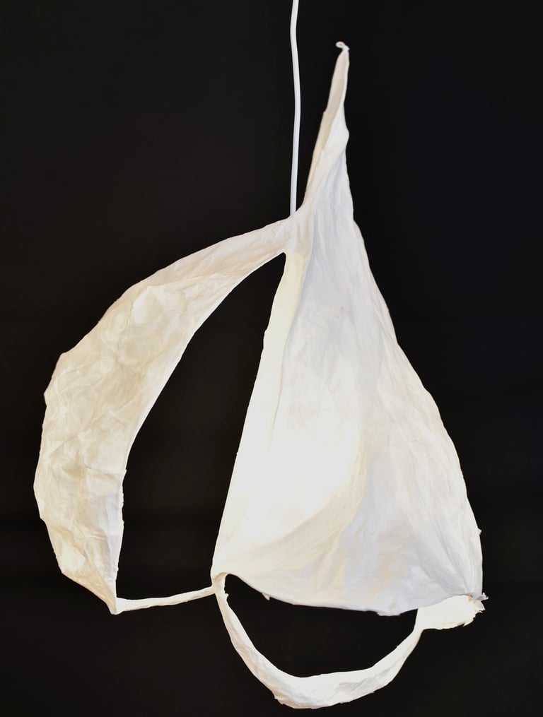 Voile Latine Sète Suspensions en papier Luminaire Sète