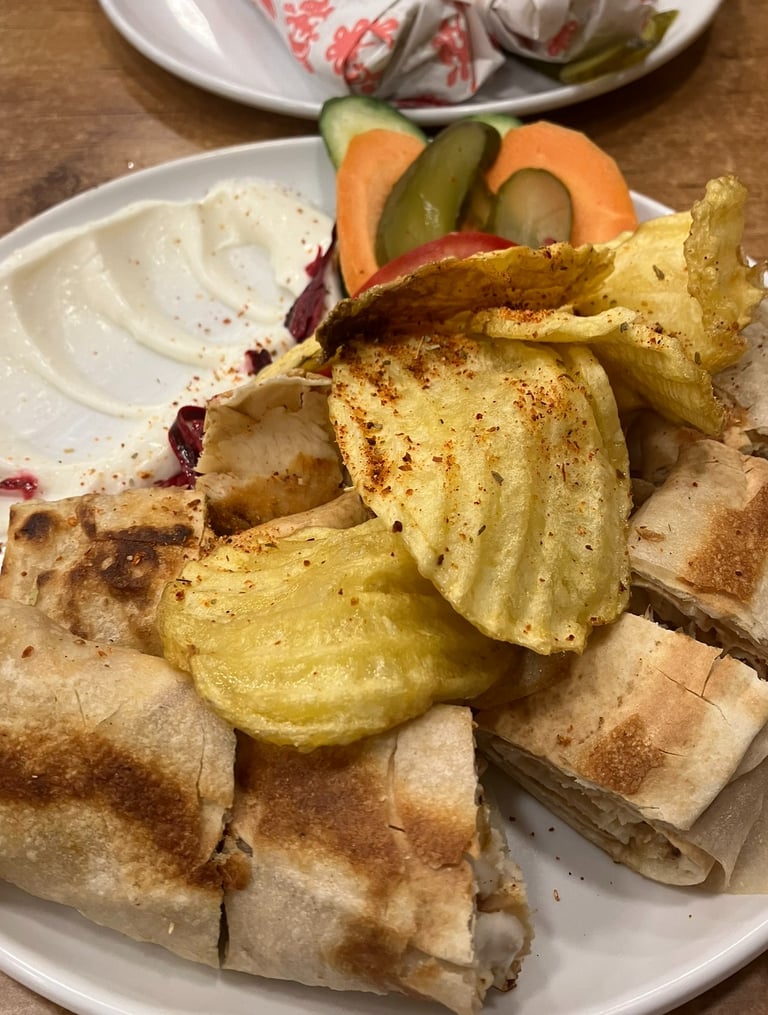 Shawarma and Garlic Sauce