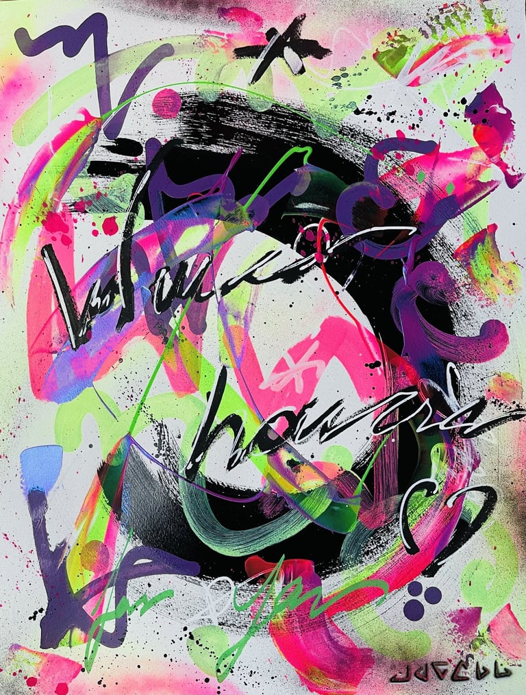 Dessin art abstrait art contemporain artiste moderne