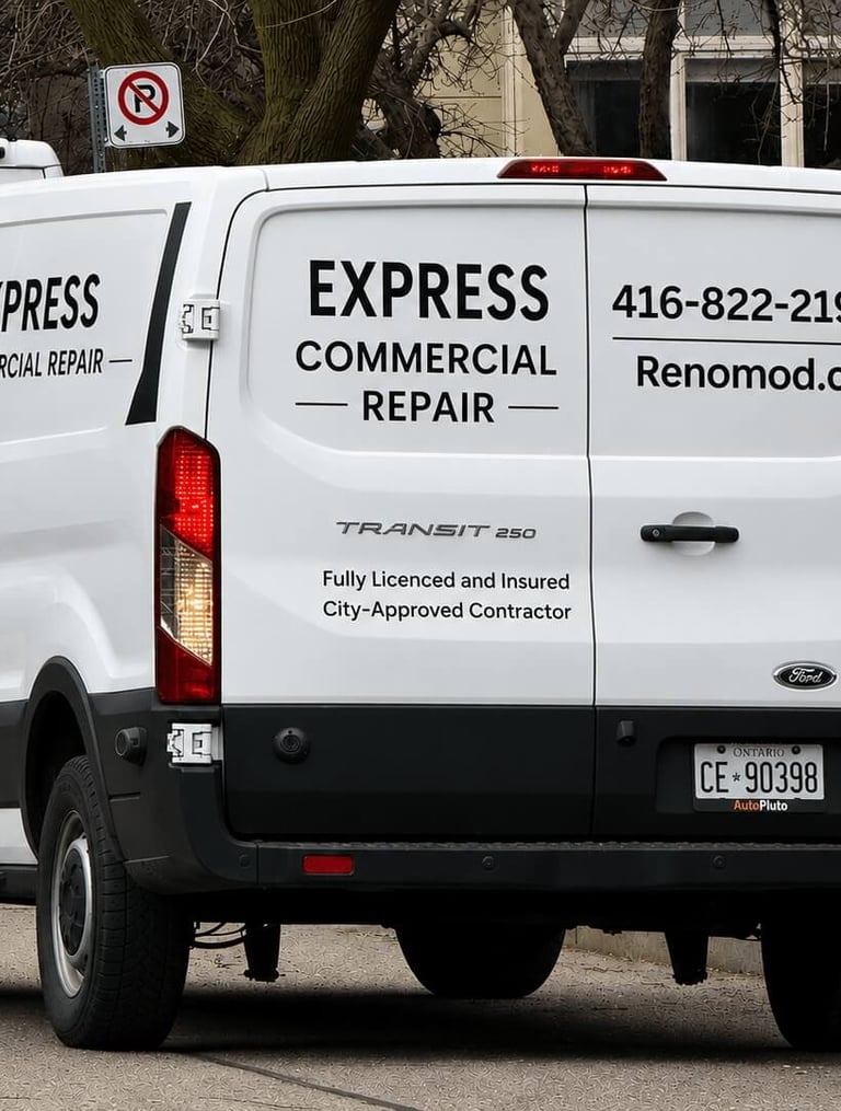 Express commercial repair van