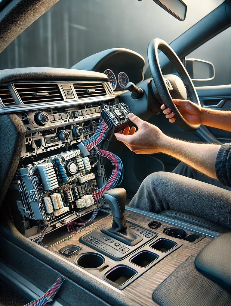 Car AC Control Module Replacement