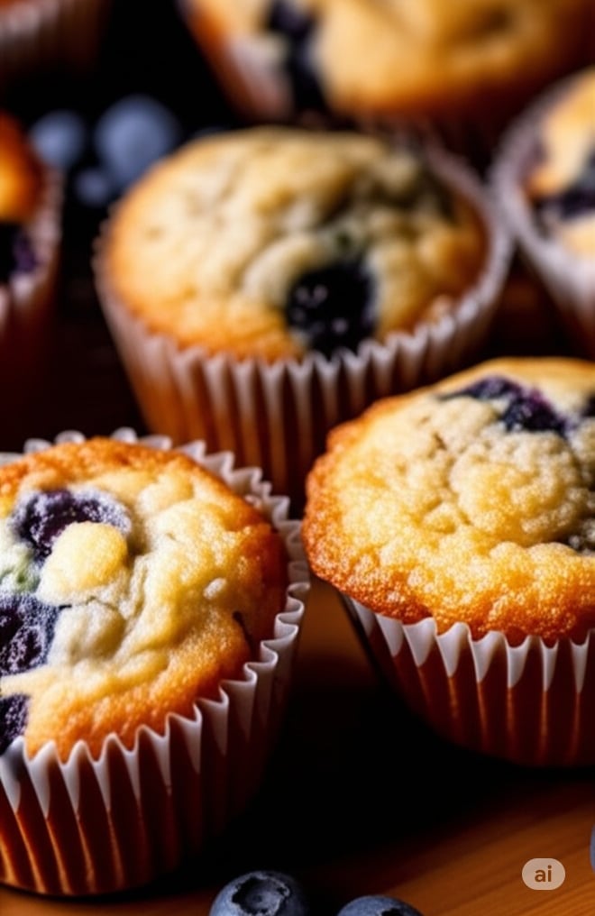 homemade blueberry muffins