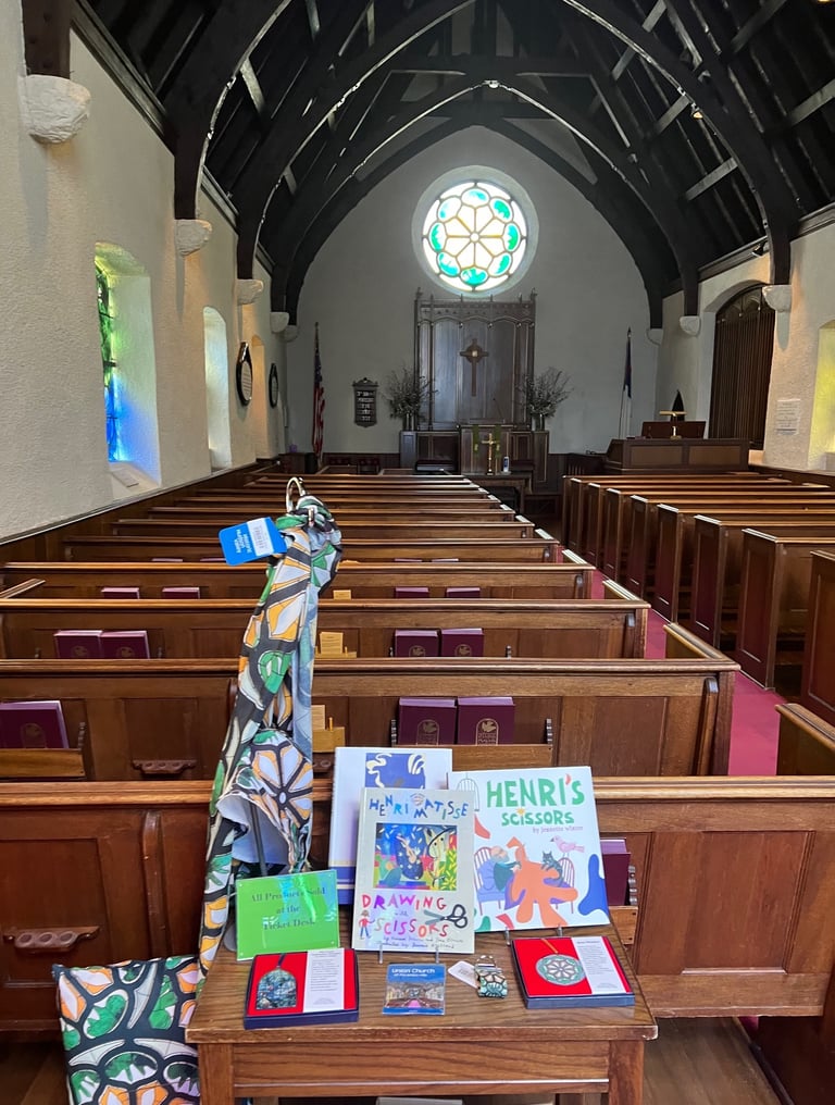 Alone inside Union Church Pocatino New York