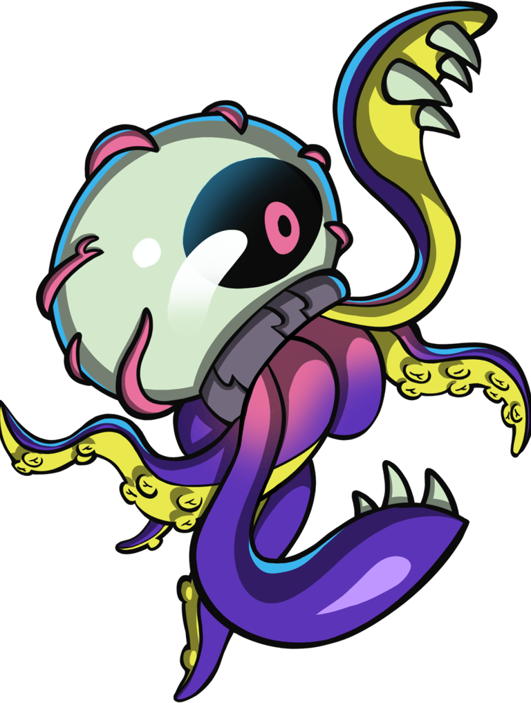 Do not let Octoeye grab you!
