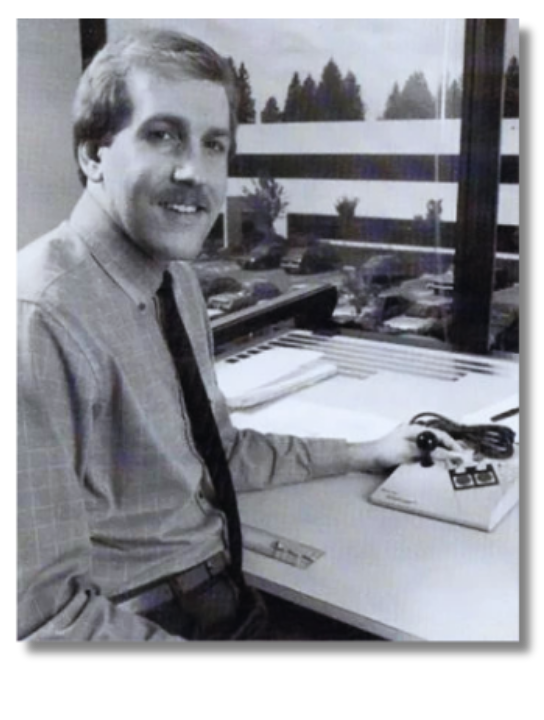 Lance Barr na Nintendo, em 1987
