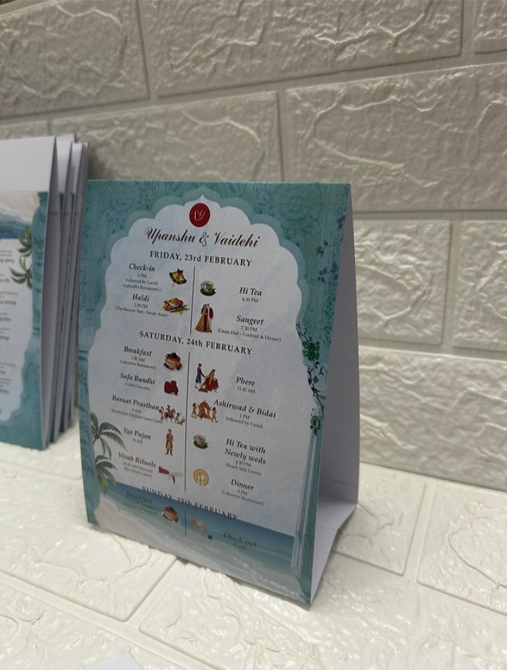 Function Tent Card by Geet Events