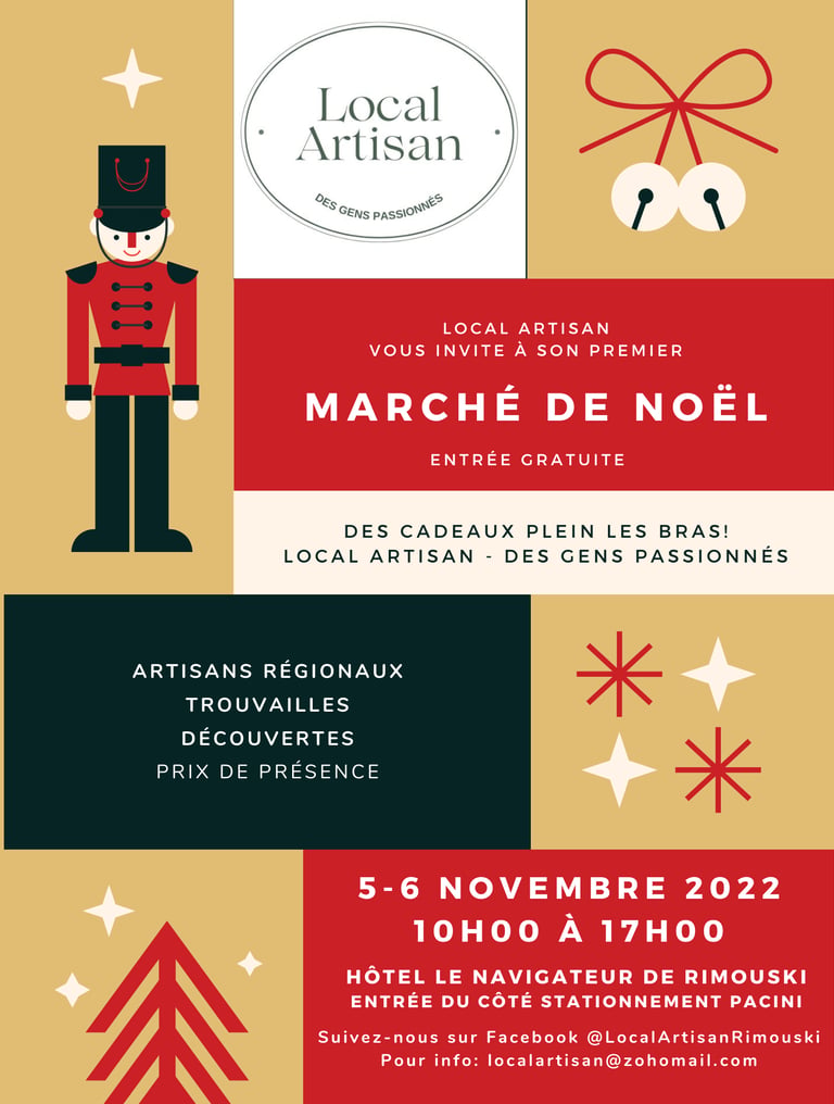 Affiche du Marché de Noël en 2022