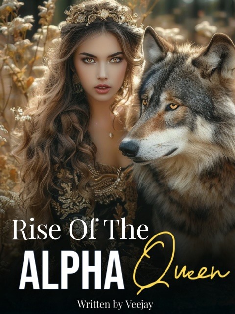 Rise Of The Alpha Queen - Werewolf romance novel cover by Vee Jay - VJ & BB Premium Fiction