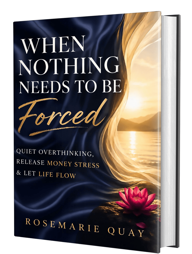 Book cover for Book 3 of Series 2 - When Nothing Needs to be Forced