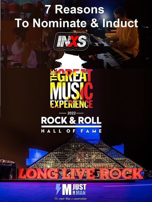 Induct INXS Rock Hall At Night