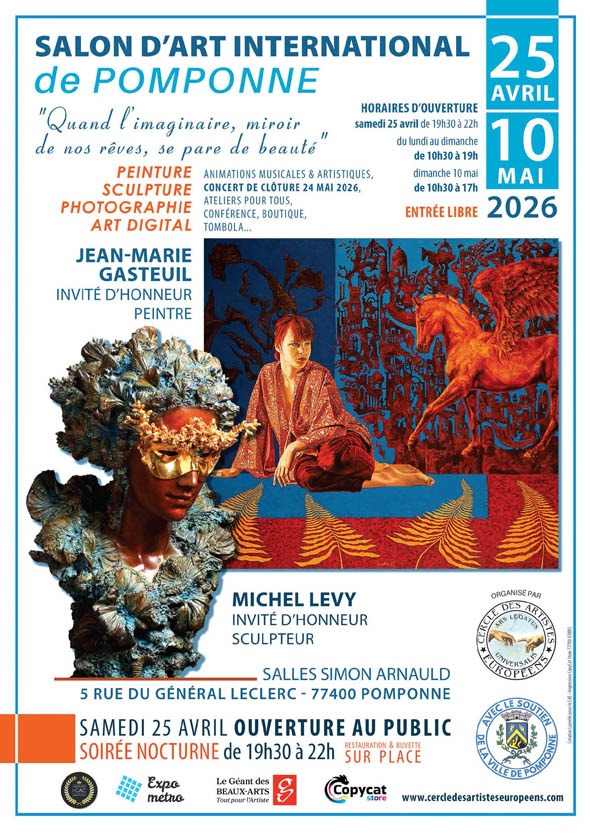 Exposition au Salon d'Art international de Pomponne 2026