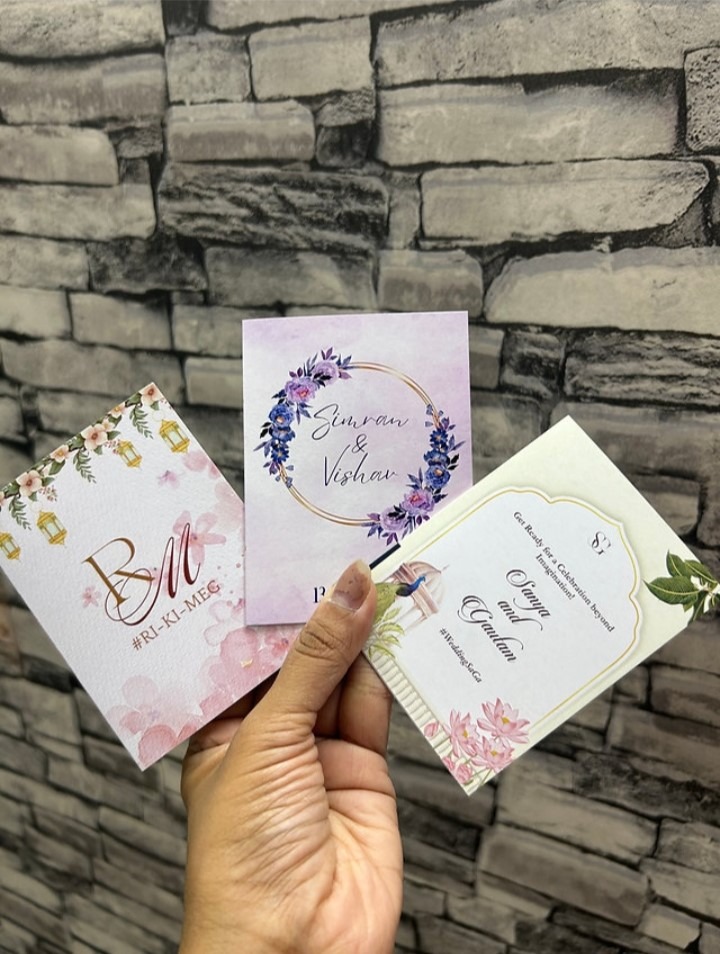 Twofold Itinerary card by Geet Events