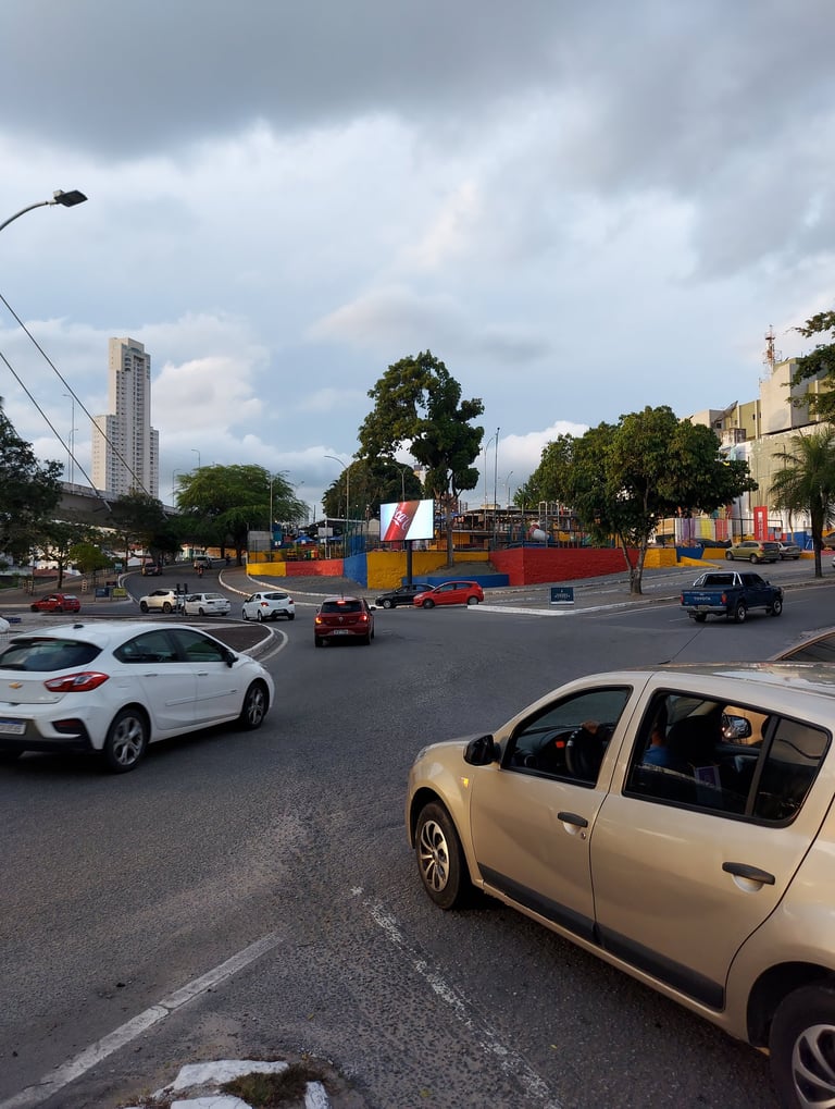 Painel de led/ outdoor digital no centro de Campina Grande