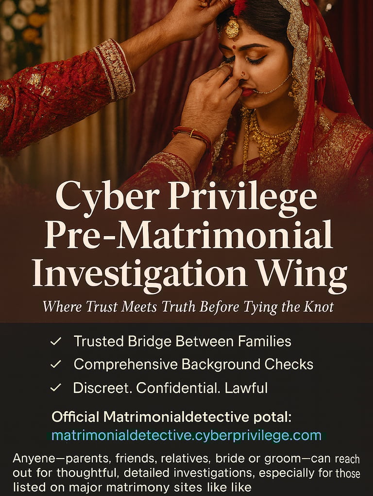 Top Pre Matrimonial Investigation in India