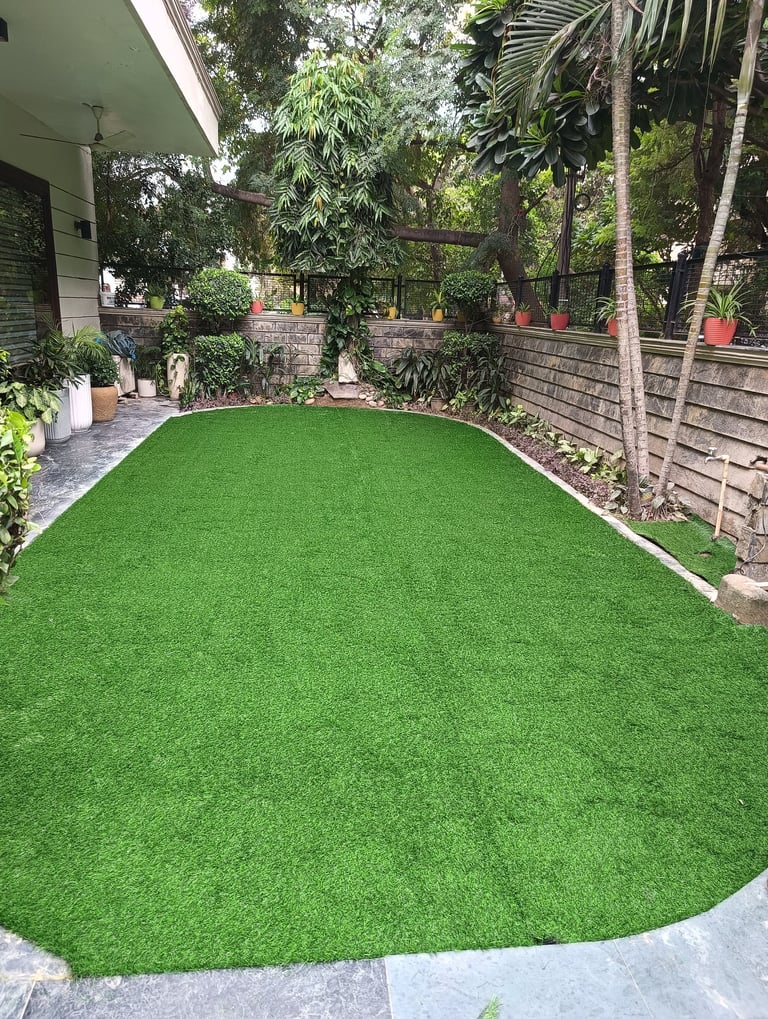 Artificial Grass After Installation Image