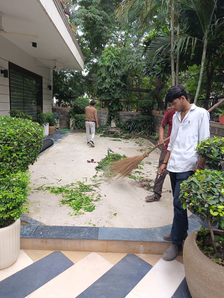 Artificial Grass Before Installation Image