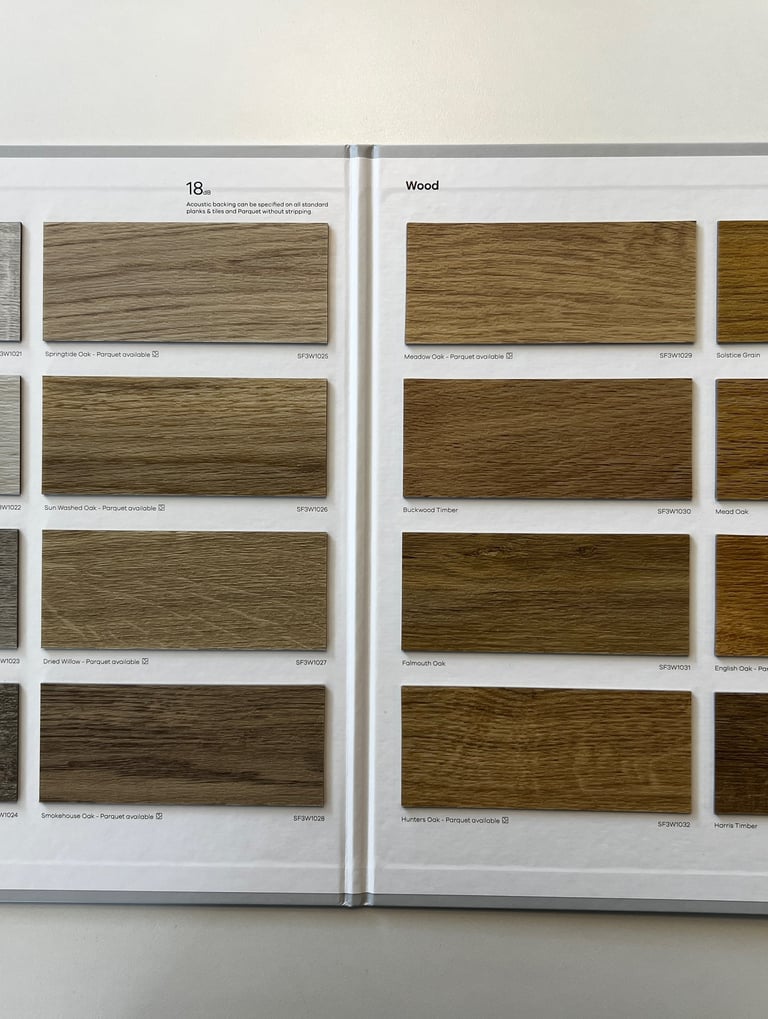 Amtico First medžių kolekcija