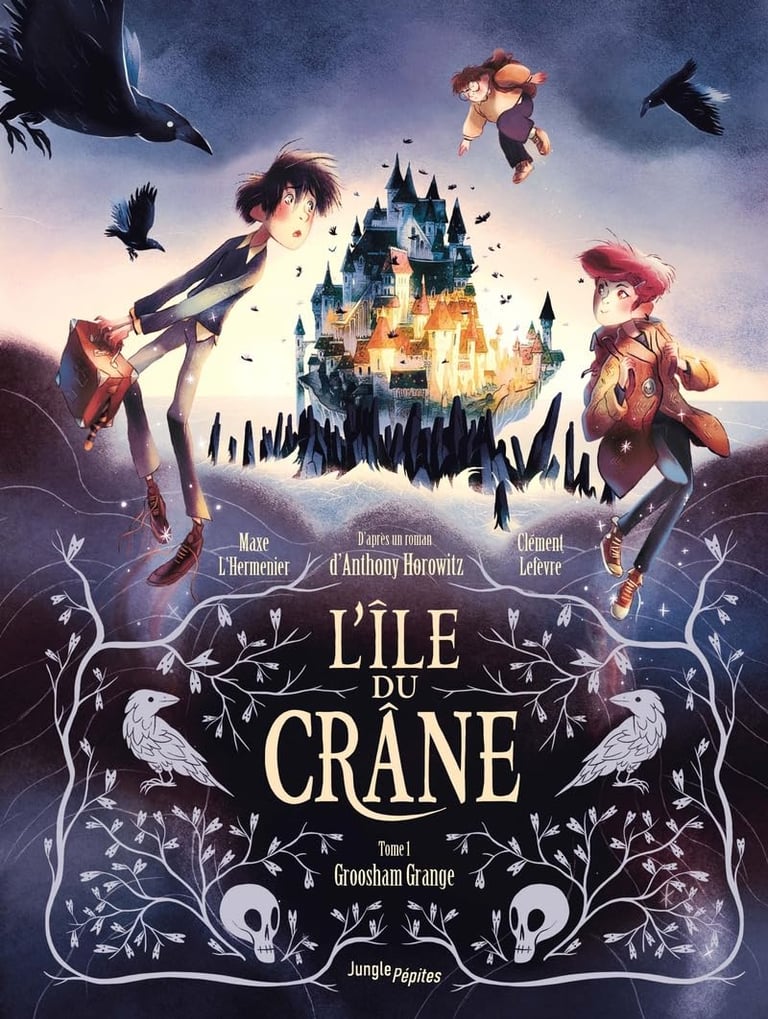 Première de couverture du tome 1 de la BD L'île du crâne