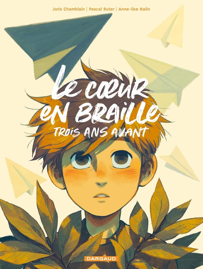 Première de couverture de la BD Le coeur en braille trois ans avant