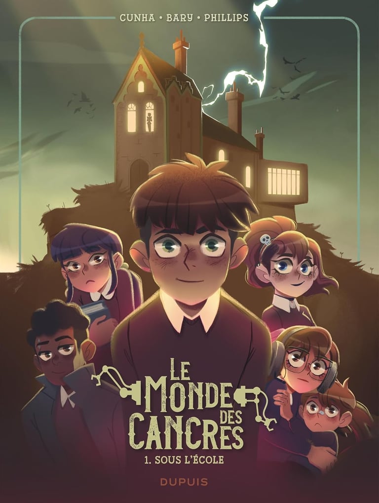 Première de couverture du tome 1 de la BD Le monde des cancres