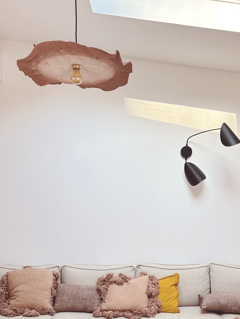 luminaire écoresponsable en plastique recyclé Pas dans la Mer 