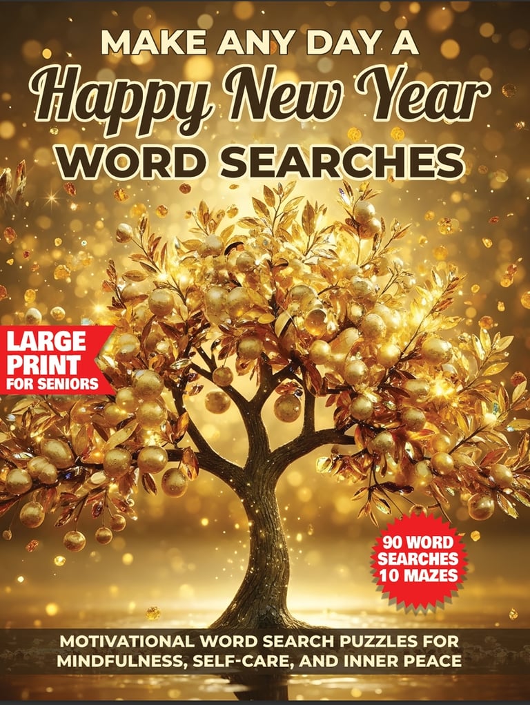 new year word search puzzles for seniors large print activity book liora onyx cover