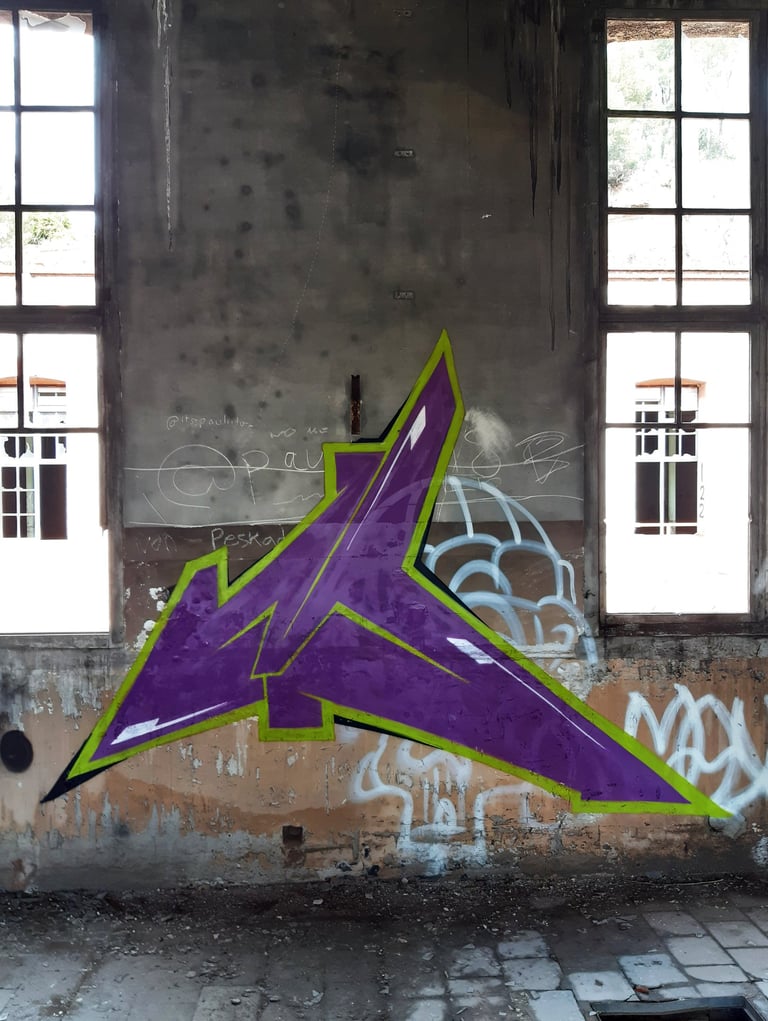 Mes Ink graffiti letters photo