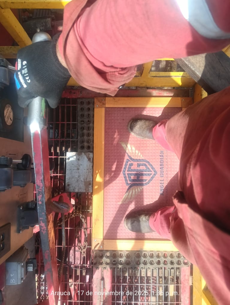 zona malacate workover detección operador y seguridad